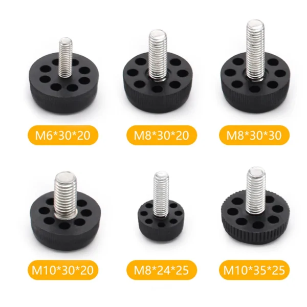 10Pcs Furniture Legs Anti-slip Foot Riser Adjustable Height Plastic Base Table Cabinet Leg Pad Feet Leveler Floor Protector - Image 2