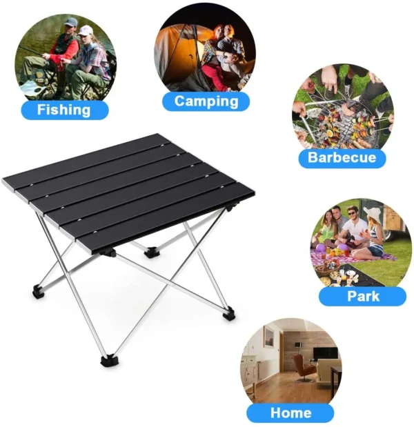 Ultralight Portable Folding Camping Table Foldable Outdoor Dinner Desk High Strength Aluminum Alloy For Garden Party Picnic BBQ - Image 2