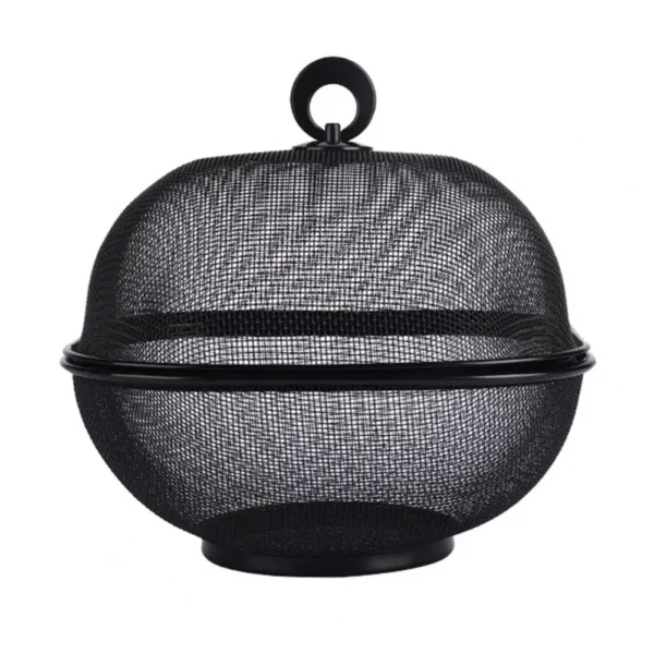 Mesh Fruit Basket With Lid Prevent Fly Stainless Steel Kitchen Drain Basket Vegetables Fruit Holder Kitchen Supplies ??? ?? ??? - Image 4