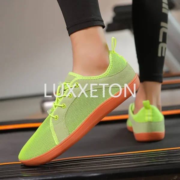 2024 Spring/Summer New Women Flat Shoes Breathable Mesh Soft Sole Wide Toe Anti slip and Wear resistant Sports and Fitness Shoes - Image 3