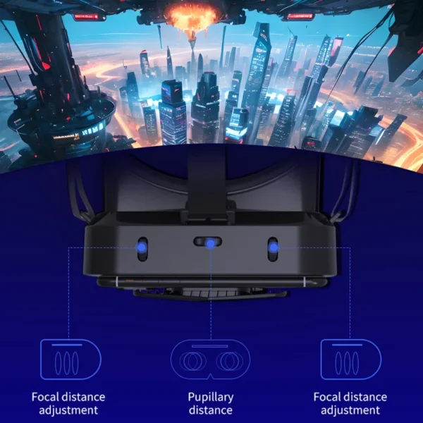 G10 IMAX Giant Screen VR Glasses 3D Virtual Reality Box Google Cardboard Helmet for 4.7-7 inch Smartphone Support Joystick - Image 2