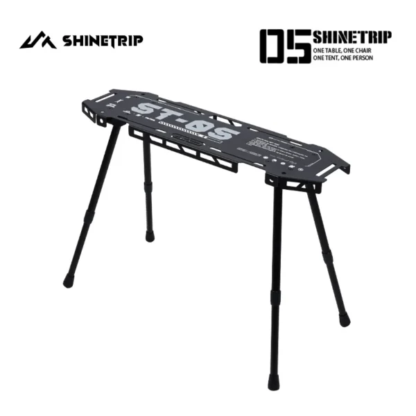 ShineTrip Outdoor 05 Aluminium Skateboard Table Tactical System Camping Table Portable Folding Storage Expandable Diversified - Image 6