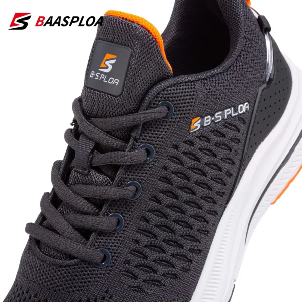 Baasploa Lightweight Running Shoes For Men 2022 Men's Designer Mesh Casual Sneakers Lace-Up Male Outdoor Sports Tennis Shoe - Image 5