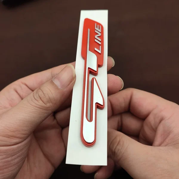 3D ABS Logo GT Line Emblem Car Fender Badge Decals For Forte Ceed Cerato K3 K5 Proceed Sportage GT Line Sticker Accessories - Image 3