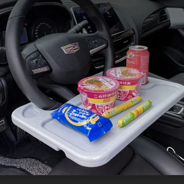 Portable Car Laptop Computer Desk Mount Stand Eat Work Car Steering Wheel Dining Table BracketDrink Food Coffee Tray Board - Image 6