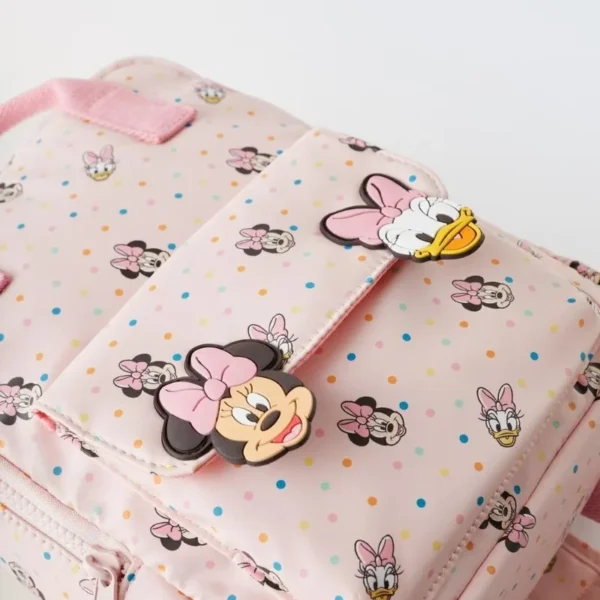 Disney Minnie Mouse Donald Duck Cartoon Printed Multifunctional Children's School Bag Fashion Student Backpack Kindergarten Bags - Image 4