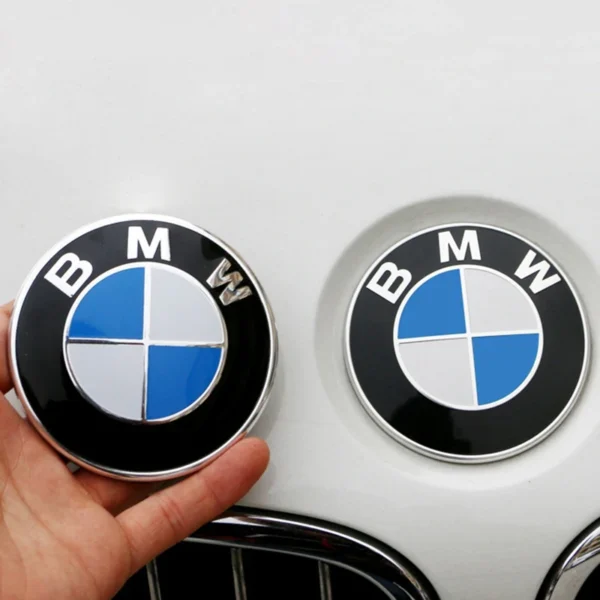 3d ABS 74mm 82mm BMW Hood Emblem Car Front Bonnet Logo Rear Trunk Badge Cover For BMW E39 E46 E30 E36 E87 E60 E90 Accessories - Image 6