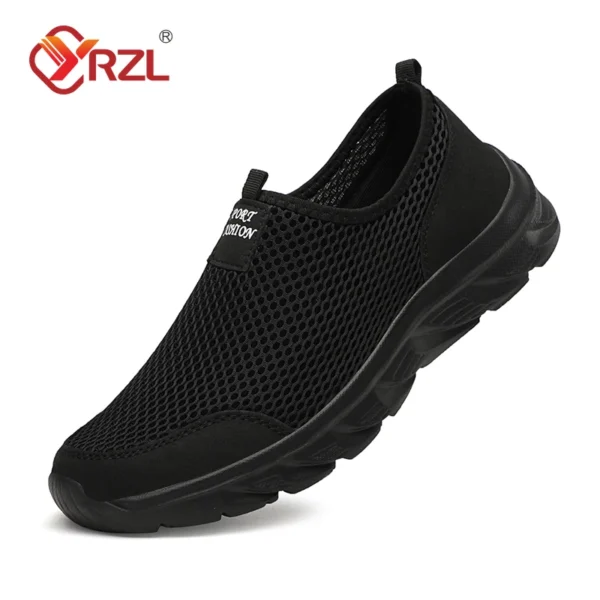 YRZL New Running Shoes for Men Breathable Sports Shoes Lightweight Fashion Summer Breathable Sneakers for Men Plus Size 38-46