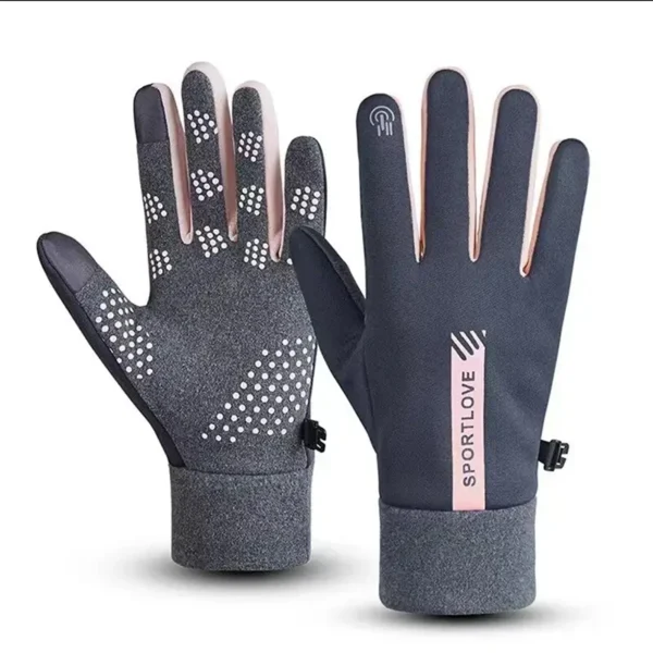 Winter Gloves Women Cycling Bike Thermal Fleece Cold Resistance Wind Waterproof Bicycle Warm Outdoor Running Skiing Mittens - Image 6