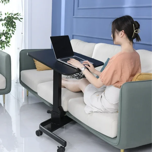 *Standing mobile lifting folding workbench Home study table Notebook office computer desk - Image 4