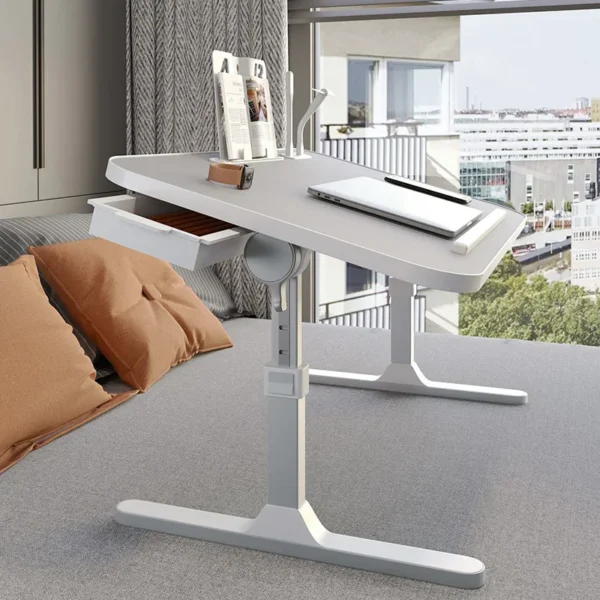 Adjustable Bed Table Tray Computer Desk Height and Angle Adjustable Portable Stand Large Table for Laptop