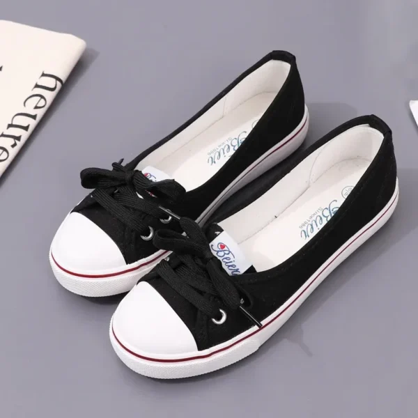 Canvas Small White Shallow Cut Summer Flat Sport Casual Ladies Soft Sneakers Platform Zapatillas De Mujer Tenis Women Luxury - Image 5