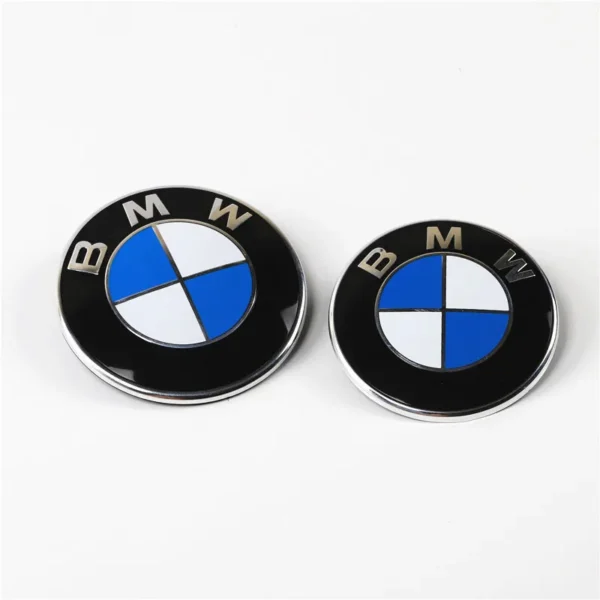 3d ABS 74mm 82mm BMW Hood Emblem Car Front Bonnet Logo Rear Trunk Badge Cover For BMW E39 E46 E30 E36 E87 E60 E90 Accessories - Image 4