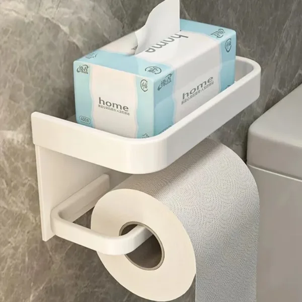 Aluminum Alloy Toilet Paper Holder Tissue Rack Bathroom Tissue Holder for Bathroom Storage Shelf Bathroom Accessories - Image 3