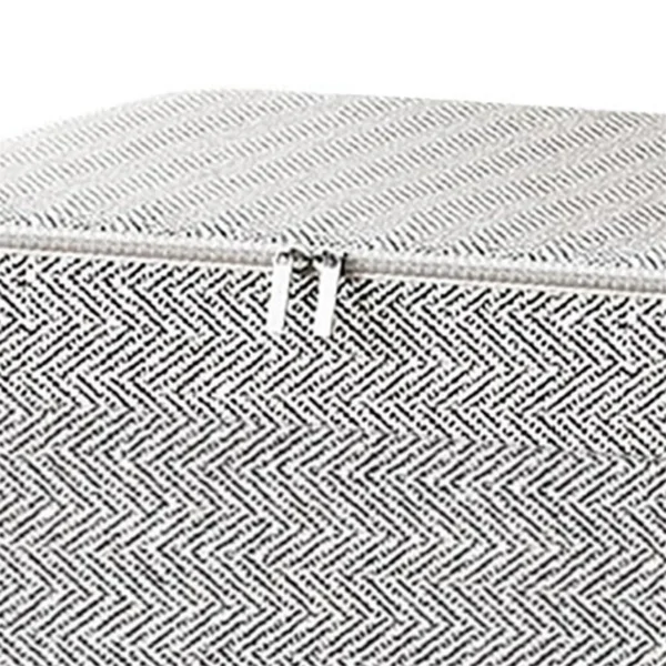 Non-Woven Zippers Storage Bag Moving Quilt Storage Basket Travel Large-Capacity Clothing Storage Bag - Image 6