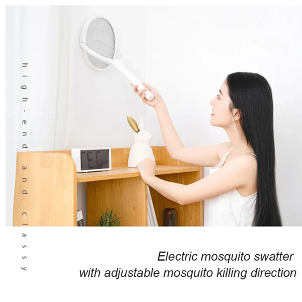 3500V 5in1 Mosquito Killer Lamp Multicunctional Angle Adjustable Bug Zapper Electric USB Rechargeable Mosquito Fly Bat Swatter - Image 4