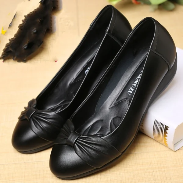 Women Flats Shoes Casual Light Comfortable Patent Leather Summer Lady Students 2023 New Fashion Outdoor Loafers Female - Image 2