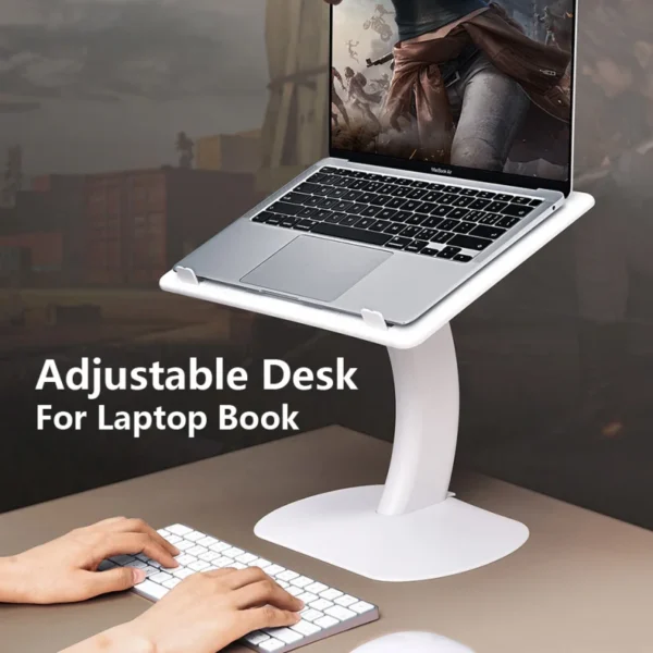 Portable Laptop Stand Desk Laptop Table Book Notebook Folding Bed Table Multi Function Learning Reading Heightening Bracket - Image 2