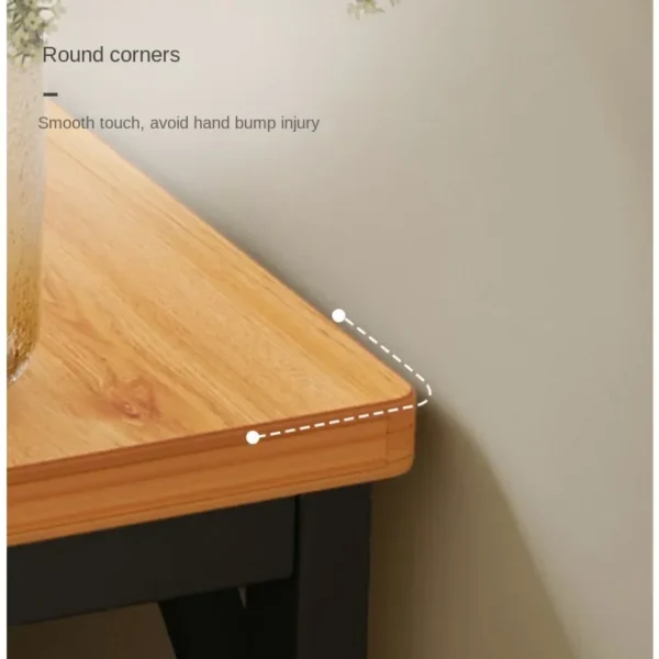 Simple Modern Super Narrow Side Table Stitching Storage System Living Room Bedside Multi-functional Tea Table - Image 5