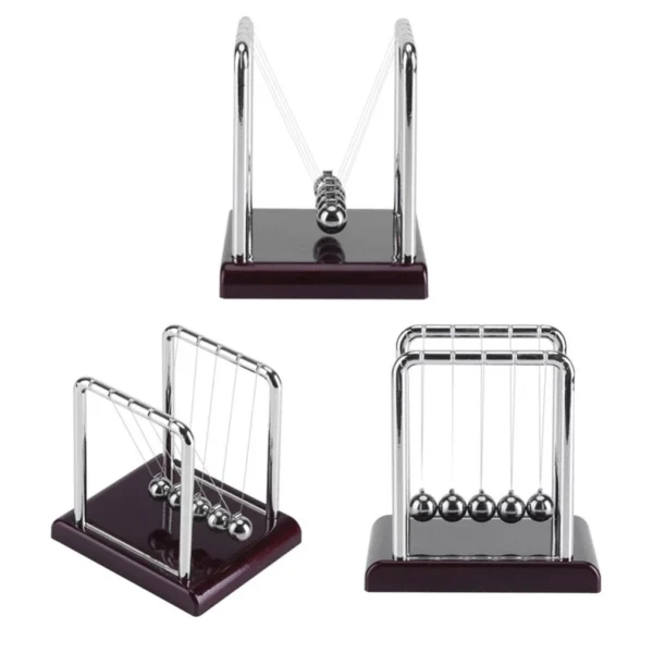 Newton's Cradle Desk Table Decor Metal Pendulum Ball Steel Balance Ball Newton Ball Physics Science Pendulum - Image 6