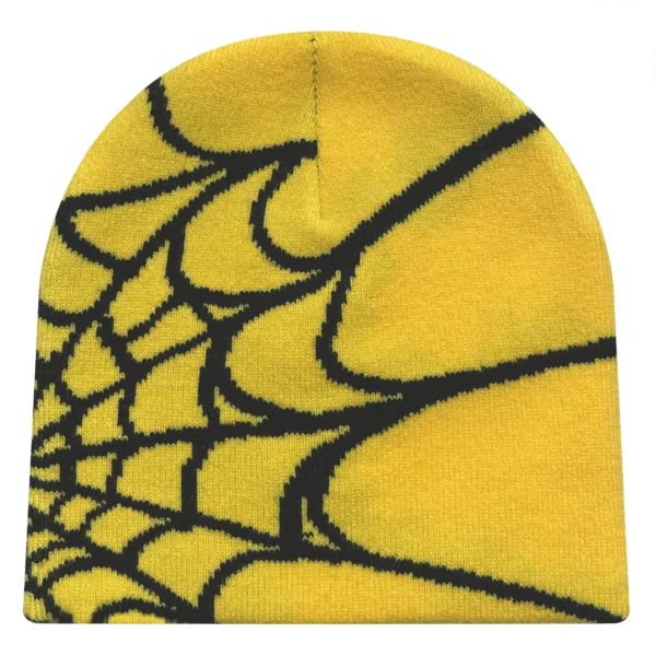 Four Seasons Men's And Women's Universal Y2K Knit Hat Spider Web Riding Outdoor Sports Fashion Hat - Image 3