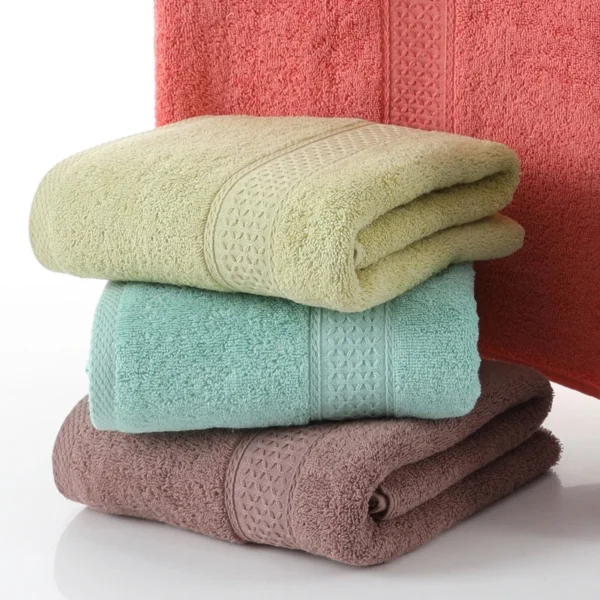 High quality pure cotton thickened Adult towels Soft and absorbent towels for both men women's household useDaily face washtowel - Image 3