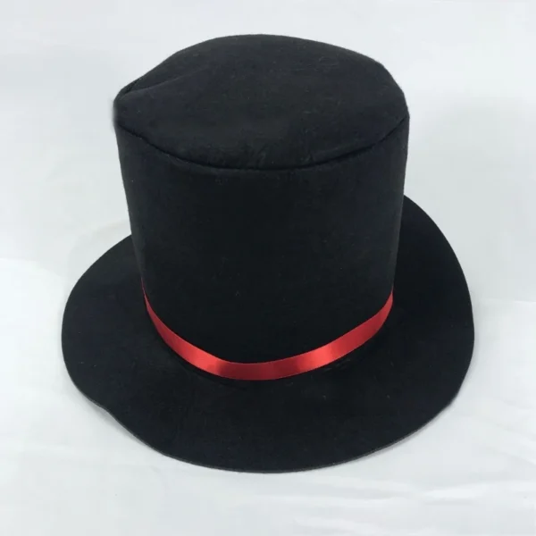 Magician Top Hat Black Top Hat Magician Performed Hat Carnival Nightclub Bowler Top Hat Jazz Stage  Hat - Image 6