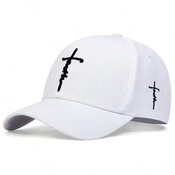 Fashion Faith Embroidery Baseball Cap Men Women Spring Summer Sun Hats Cotton Snapback Hat Unises Hip Hop Trucker Caps Gorras - Image 3