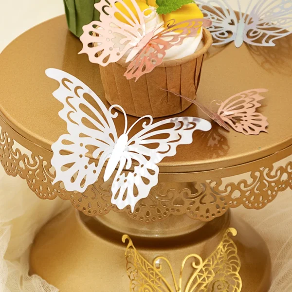 12pcs 3D Hollow Butterflies Wall Stickers on The Wall for Wedding Decoration Children Room Decor Living Room Kids Bedroom DIY - Image 2