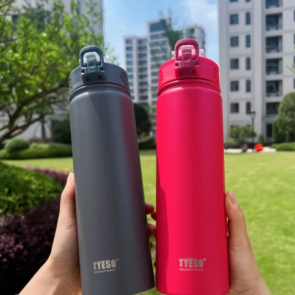 Thermos Bottle with Straw 750ml Stainless Steel Thermal Cup Car Insulated Flask Water Tumbler for Outdoor Sports - Image 6