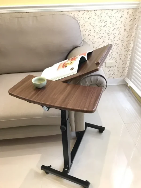 Foldable laptop desk, laptop desk, laptop desk, removable bed table - Image 5