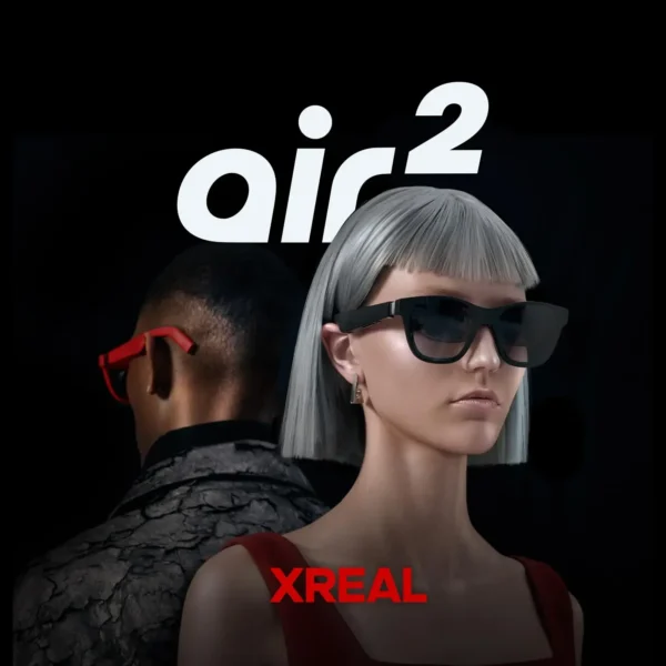 XREAL Air 2 Smart AR Glasses, Nreal Air2, Up to 330" Wearable Display with All-day Comfort 72g 120Hz 1080P Virtual Smart Glasses - Image 2