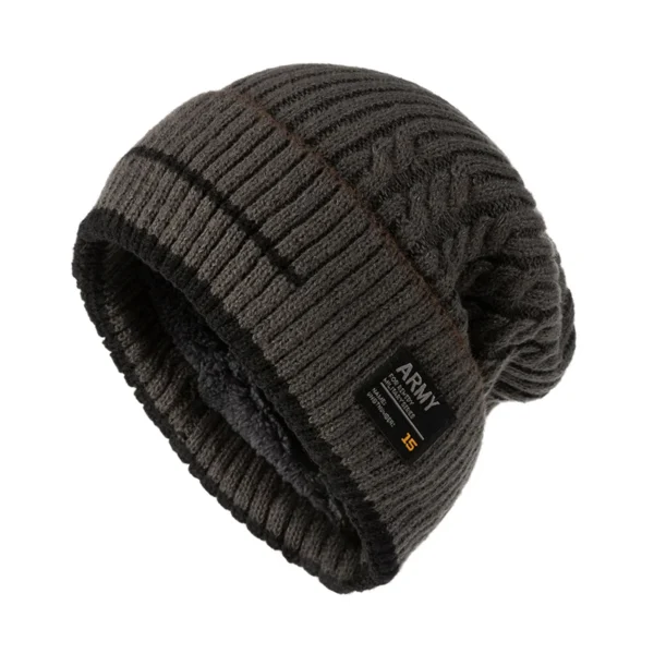 2023 Winter Beanie Hat for Men Knitted Hat Winter Cap Beanie Women Thick Bonnet Hats Skullies - Image 5