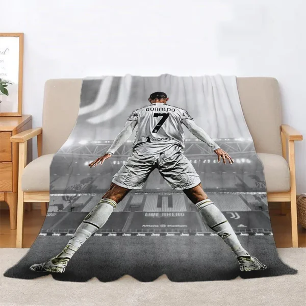 CR7 Cristiano Ronaldo Bohemian Blanket Blankets and Bedspreads Plaid on The Sofa Luxury Cover Cobija Bed Bedspread Throw Nap - Image 2