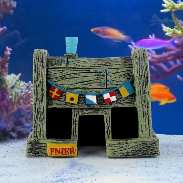 CuteAquarium Resin Castle Fish Tank Decorations Castle Tower Ornaments Fish Tank Hiding Cave Aquarium Accessories Decoration - Image 2