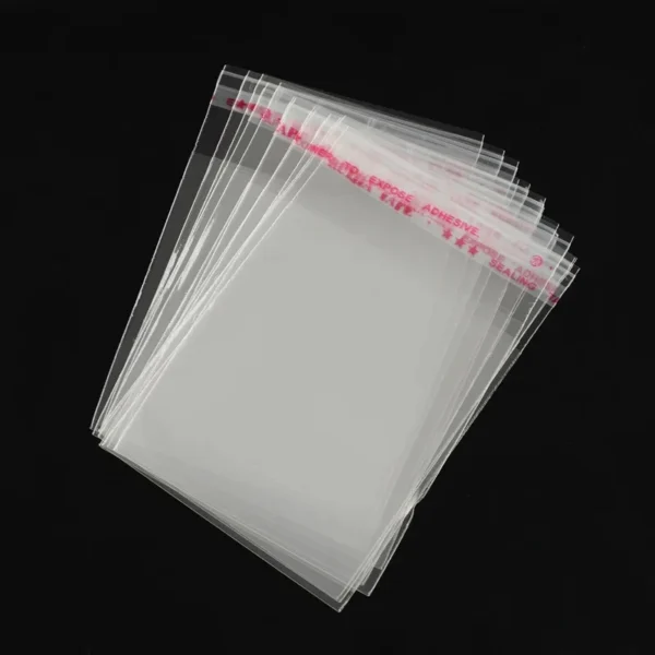 100Pcs Transparent Self-sealing Jewelry Accessories Candy OPP Self-adhesive Bag Packaging Resealable Gift Cookie Packaging Bag - Image 2