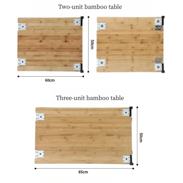 Camping IGT Table Extension Board Outdoor Portable Bamboo Table Self Driving Tour BBQ Picnic Table Accessories Legs - Image 4