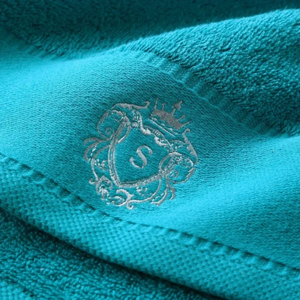 Thickened Pure Cotton Five-Star Hotel Towel, Light Luxury, Absorbent, Thickened Pure Cotton, Soft Face Towel, Embroidered Logo - Image 2