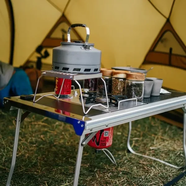 Smilodon-Camping IGT Folding Portable Table Picnic IGT Unit  Brazier Table for Burner Outdoor Kitchen System Accessories - Image 5