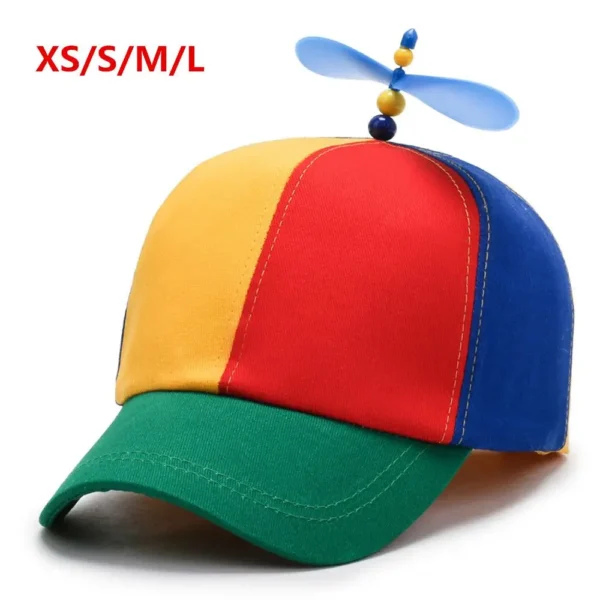 Funny Snapback Hat Helicopter Propeller Adventure Dad Hat Rainbow Bamboo Dragonfly Baseball Cap For Adult Kids Boys Girls - Image 6