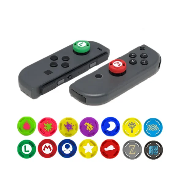 4pcs Silicone Analog Joystick Grips for Nintend Switch JoyCon Controller Thumb Sticks Cap Skin for Switch Lite Cover Accessories