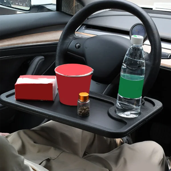 Newest Portable Car Table Steering Wheel Car Laptop Computer Desk Mount Stand Coffee Goods Tray Board Dining Table Holder - Image 4