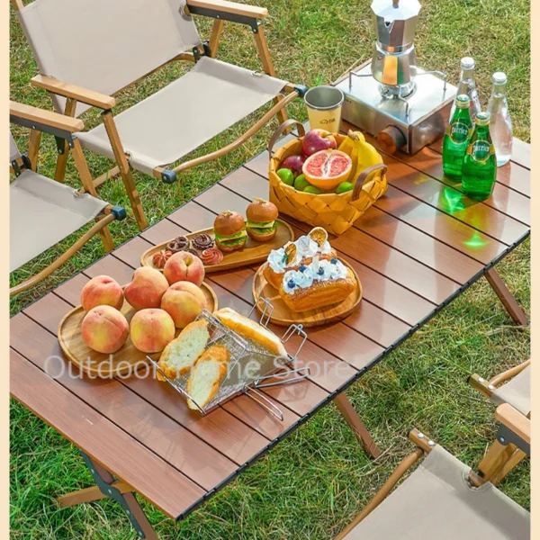 Garden Folding Table Camping Equipment Table Pliante Picnic Coffee Barbecue Table Lightweight Tourist Foldable Desk Camping Gear - Image 2