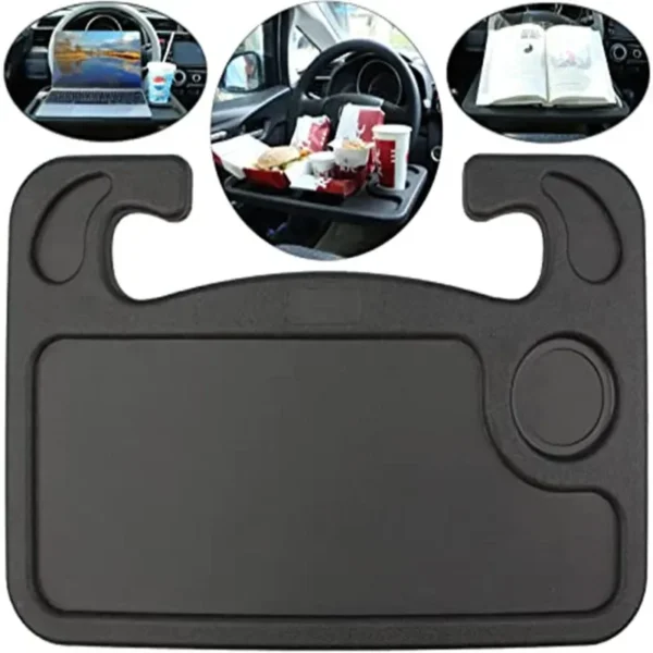 Portable Car Laptop Computer Desk Mount Stand Eat Work Car Steering Wheel Dining Table BracketDrink Food Coffee Tray Board - Image 4