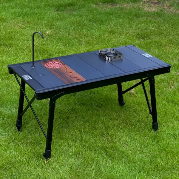 IGT Table Folding 3 Unit Camping Table Aluminum Alloy Igt Camping Table Outdoor Extensible BBQ Picnic Igt Table Igt Accessories - Image 3