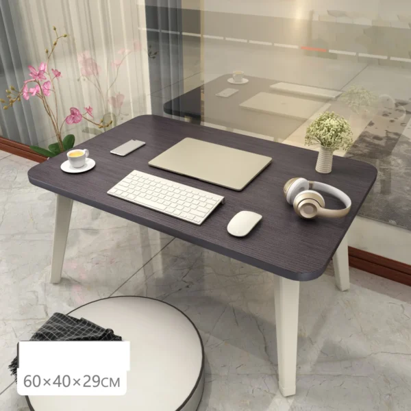 Heighten Laptop Computer Desk Bed With Adjustable Lazy Table Folding Small Table Desk Student Writing Table - Image 4