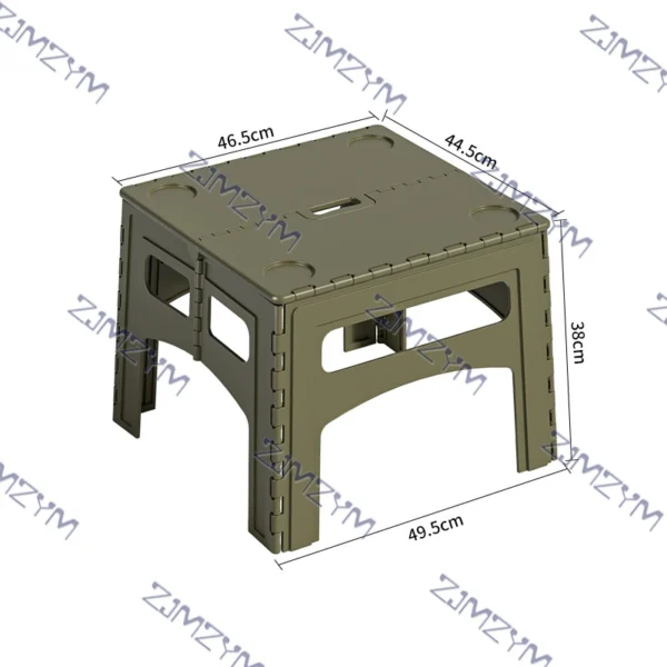 Outdoor Folding Table Portable Camping Plastic Table Set Simple Table Picnic Equipment Supplies - Image 6