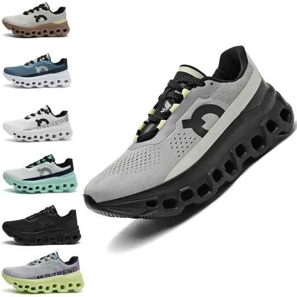 Male Cushioning Sneakers NonSlip Casual Sports Shoes Lightweight Men's Walking Running Shoes Hhollow Design Large Size 39-45