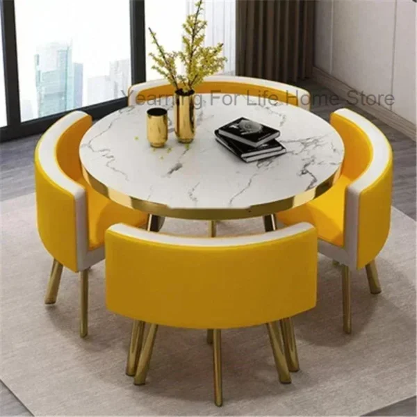 Modern Dining Tables Reception Negotiation Wooden Dining Tables Rest Office Restaurant Mesas De Comedor Home Furniture HDCZ - Image 6