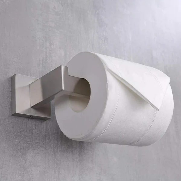 304 Stainless Steel Bathroom Accessories 1 Piece Matte Black Toilet Paper Holder Wall Mounted Tissue Roll Hanger bathroom - Image 4